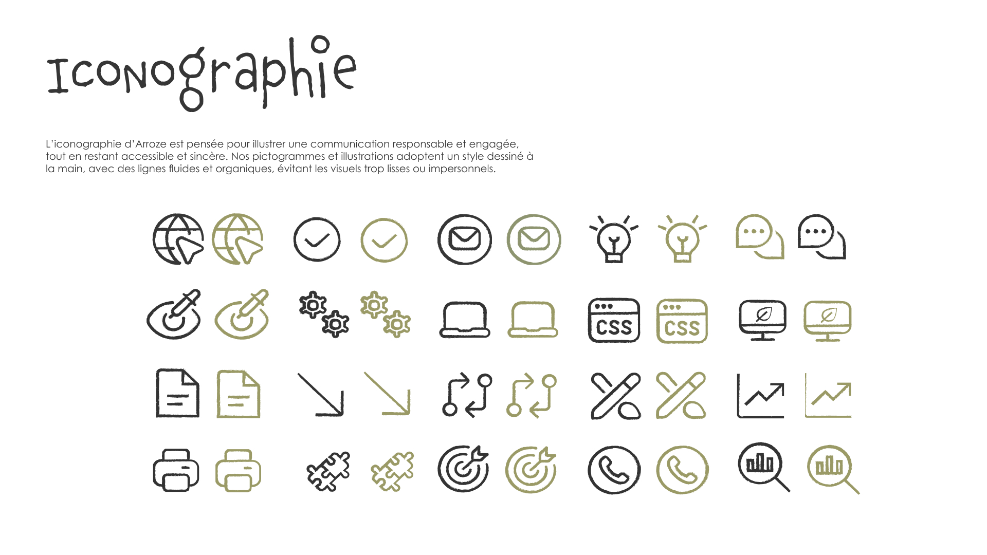 Charte graphique - Iconographie