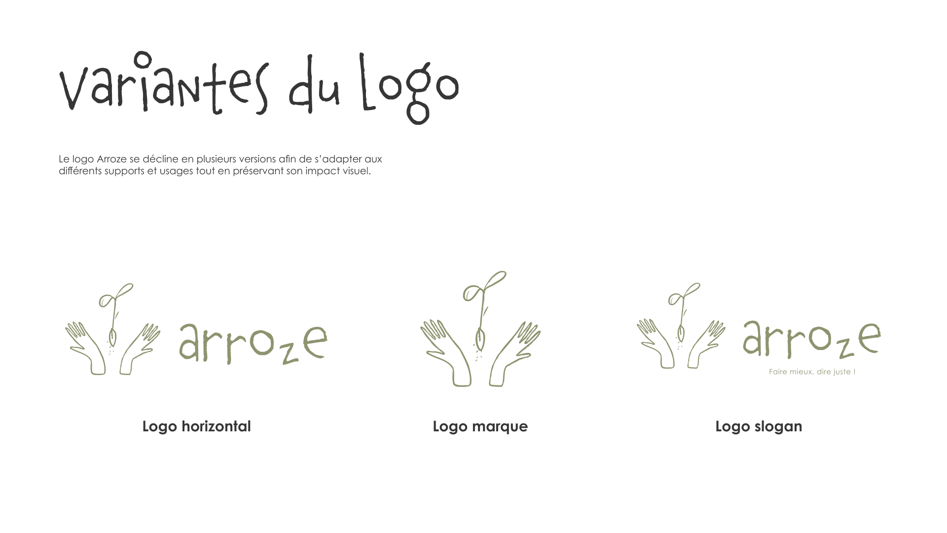 Charte graphique - Variantes logo
