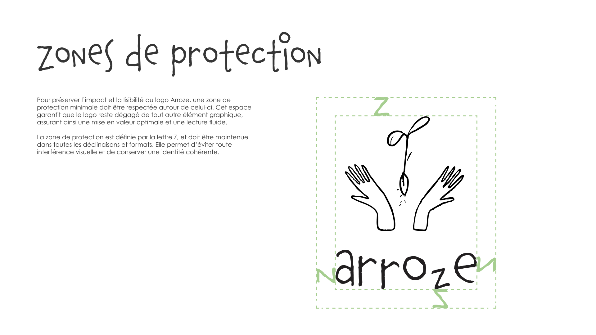 Charte graphique - Zone de protection